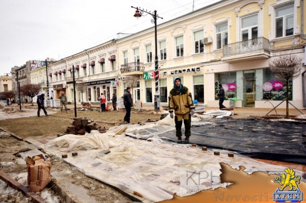 Центр Симферополя продолжает преображаться (ФОТОРЕПОРТАЖ) - «Политика Крыма»