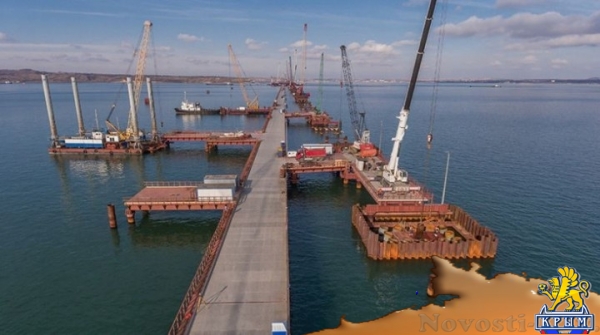 #Стройкавека: что было сделано в 2016 году для строительства моста в Крым (ФОТО) - «Экономика Крыма»