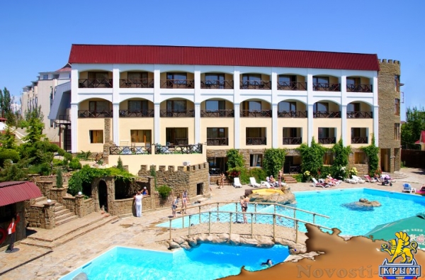 Отдых в Судаке. Отель с бассейном в 100м от моря и видом на крепость Отдых в Крыму 2017 - жильё в Крыму без посредников - «Отдых в Судаке»