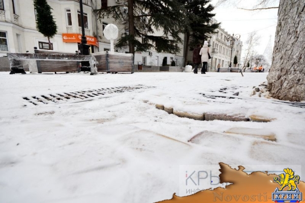 Подрядчик реконструкции центра Симферополя исправит все недоработки в 10-дневный срок, когда установится подходящая погода (ФОТО, ВИДЕО) - «Общество Крыма»