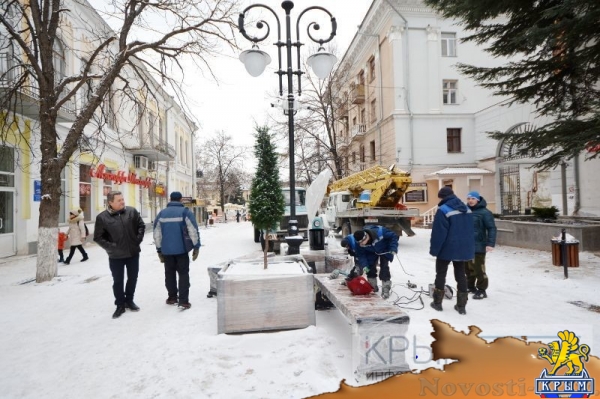 Подрядчик реконструкции центра Симферополя исправит все недоработки в 10-дневный срок, когда установится подходящая погода (ФОТО, ВИДЕО) - «Общество Крыма»