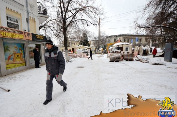 Подрядчик реконструкции центра Симферополя исправит все недоработки в 10-дневный срок, когда установится подходящая погода (ФОТО, ВИДЕО) - «Общество Крыма»