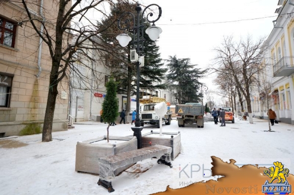 Подрядчик реконструкции центра Симферополя исправит все недоработки в 10-дневный срок, когда установится подходящая погода (ФОТО, ВИДЕО) - «Общество Крыма»