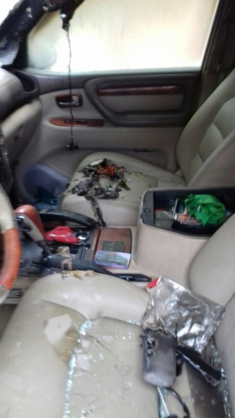 Владельцы сгоревшего в Севастополе внедорожника ищут очевидцев происшествия (ФОТО)  - «Новости Севастополя»