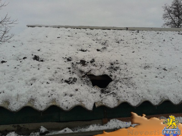 Киевские каратели расстреляли из тяжелых гаубиц Ирмино и Калинино (ФОТО. ВИДЕО) - «Происшедствия Крыма»