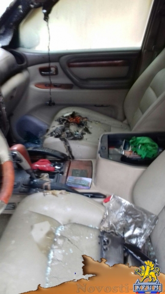 Владельцы сгоревшего в Севастополе внедорожника ищут очевидцев происшествия (ФОТО)  - «Происшествия»