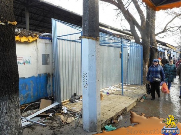 Владелец микрорынка в Симферополе самостоятельно демонтировал свои объекты - «Новости Крыма»