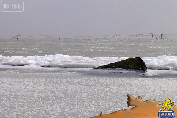 В Керчи замерзло море - «Общество»