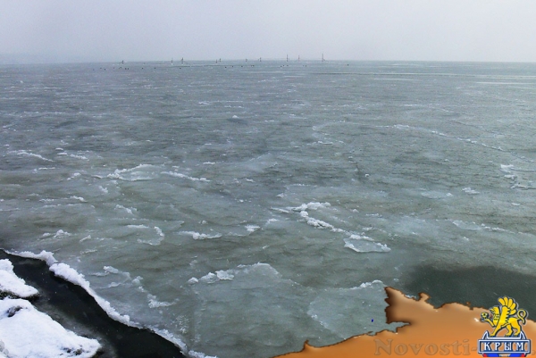 В Керчи замерзло море - «Общество»