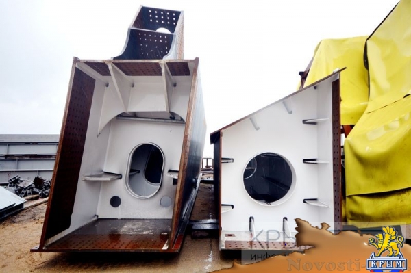 Подготовка к монтажу арок пролетов Крымского моста продолжается - «Новости Крыма»