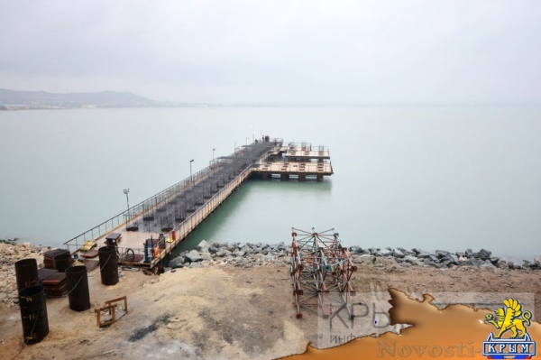 Строители продолжают подготовку к монтажу арок судоходных пролётов Крымского моста (ФОТОРЕПОРТАЖ) - «Политика Крыма»