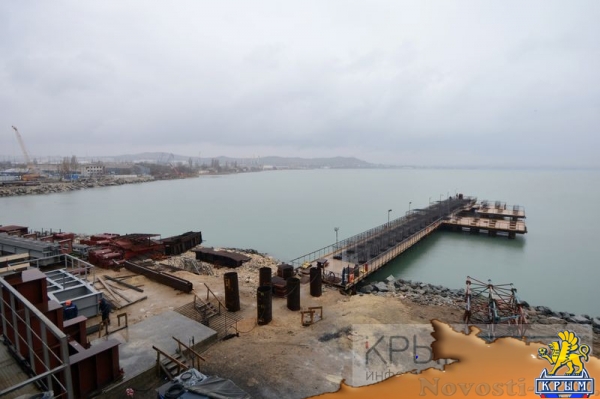 Строители продолжают подготовку к монтажу арок судоходных пролётов Крымского моста (ФОТОРЕПОРТАЖ) - «Политика Крыма»