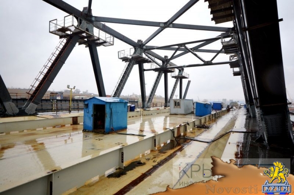 Строители продолжают подготовку к монтажу арок судоходных пролётов Крымского моста (ФОТОРЕПОРТАЖ) - «Политика Крыма»