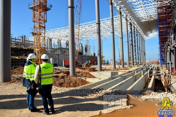Строители завершили монтаж металлоконструкций главного фасада нового терминала аэропорта Симферополь (ФОТОРЕПОРТАЖ) - «Экономика Крыма»