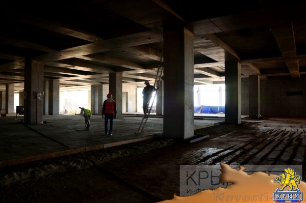 Строители завершили монтаж металлоконструкций главного фасада нового терминала аэропорта Симферополь (ФОТОРЕПОРТАЖ) - «Экономика Крыма»