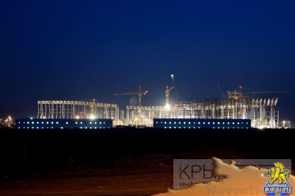 Строители завершили монтаж металлоконструкций главного фасада нового терминала аэропорта Симферополь (ФОТОРЕПОРТАЖ) - «Экономика Крыма»