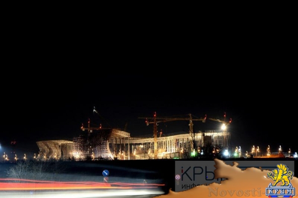 Строители завершили монтаж металлоконструкций главного фасада нового терминала аэропорта Симферополь (ФОТОРЕПОРТАЖ) - «Экономика Крыма»