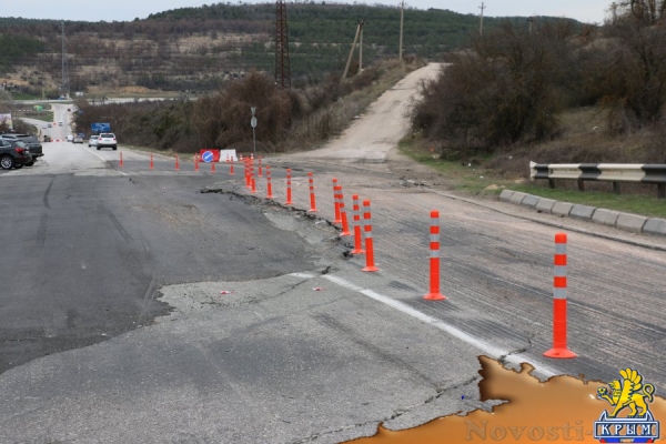 Власти Севастополя экстренно ремонтируют трассу в Симферополь - «Новости Крыма»