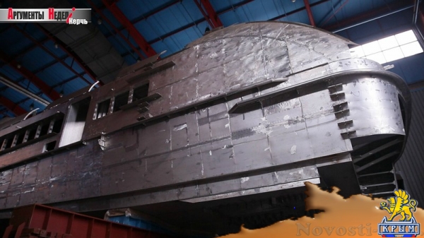 На «Заливе» строят круизное судно - «Керчь» На «Заливе» строят круизное судно - «Керчь»