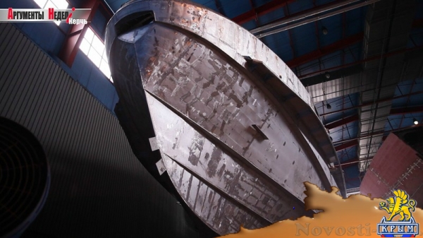 На «Заливе» строят круизное судно - «Керчь» На «Заливе» строят круизное судно - «Керчь»