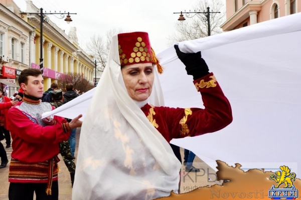 Симферополь отметил третью годовщину Крымской весны (ФОТО, ВИДЕО) - «Общество Крыма»