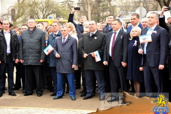 Симферополь отметил третью годовщину Крымской весны (ФОТО, ВИДЕО) - «Общество Крыма»
