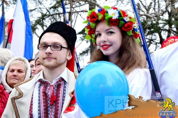 Симферополь отметил третью годовщину Крымской весны (ФОТО, ВИДЕО) - «Общество Крыма»