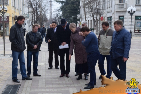 Эксперты через месяц вынесут вердикт о качестве материалов, использованных при реконструкции центра Симферополя (ФОТО) - «Общество Крыма»