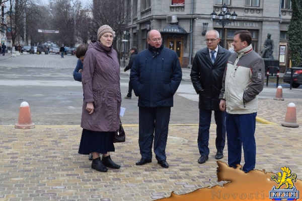 Эксперты через месяц вынесут вердикт о качестве материалов, использованных при реконструкции центра Симферополя (ФОТО) - «Общество Крыма»