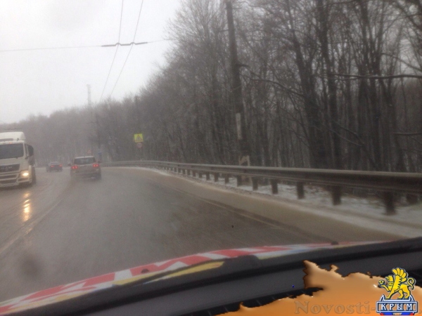 В крымских горах пошел снег (ФОТО) - «Симферополь»