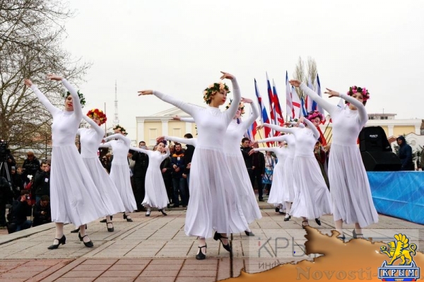 Симферополь отметил третью годовщину Крымской весны (ФОТО, ВИДЕО) - «70 лет Победы»