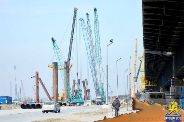 Строительству Крымского моста год (ФОТОРЕПОРТАЖ) - «70 лет Победы»