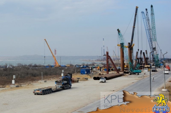 Строительству Крымского моста год (ФОТОРЕПОРТАЖ) - «70 лет Победы»