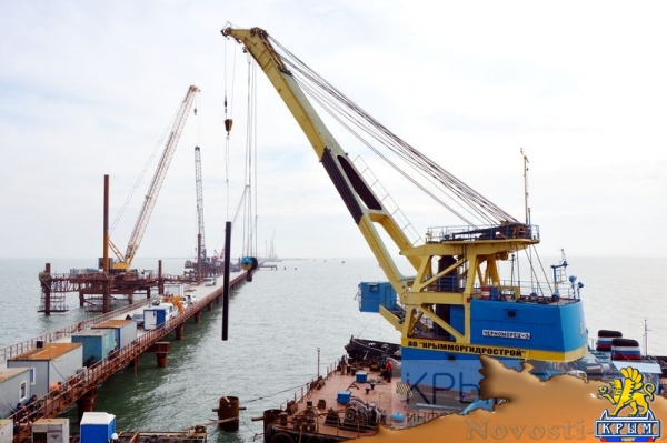 Строительству Крымского моста год (ФОТОРЕПОРТАЖ) - «70 лет Победы»