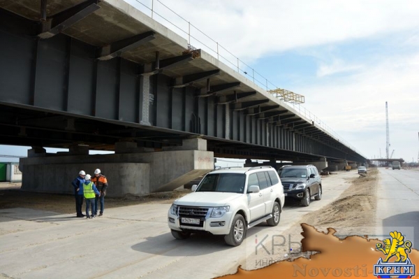 Строительству Крымского моста год (ФОТОРЕПОРТАЖ) - «70 лет Победы»