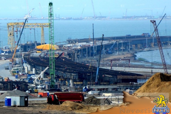 Строительству Крымского моста год (ФОТОРЕПОРТАЖ) - «70 лет Победы»