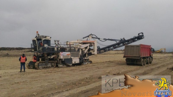 Строители приступили к масштабным земляным работам на участке объездной Симферополя Дубки – Левадки (ФОТО, ВИДЕО) - «Экономика Крыма»