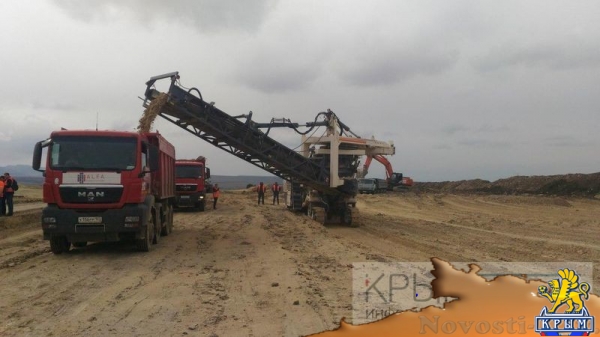 Строители приступили к масштабным земляным работам на участке объездной Симферополя Дубки – Левадки (ФОТО, ВИДЕО) - «Экономика Крыма»