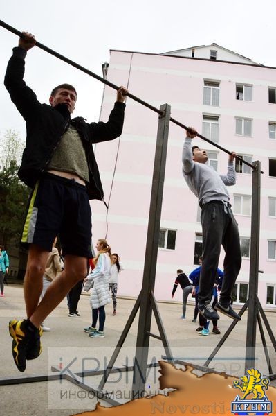 Зарядка с чемпионов во Всемирный день здоровья - «Общество Крыма»