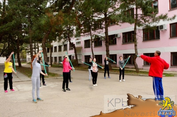 Зарядка с чемпионов во Всемирный день здоровья - «Общество Крыма»