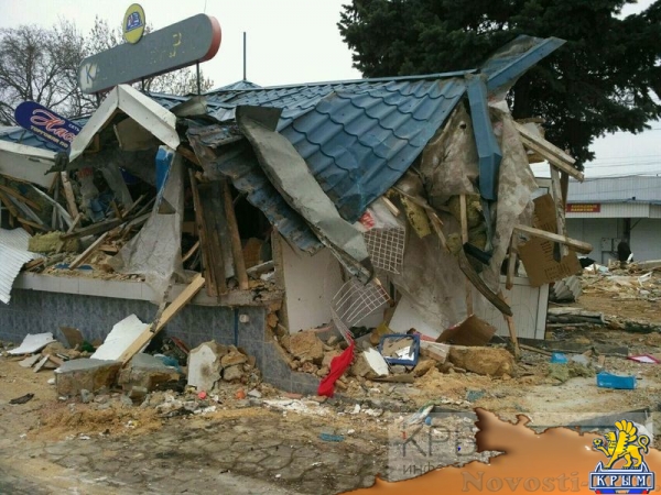 Предупреждения закончились: власти Симферополя начали снос микрорынка на Козлова (ФОТО, ВИДЕО) - «Политика Крыма»
