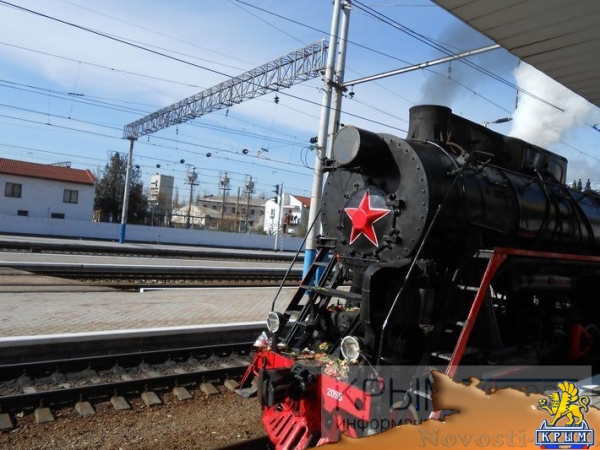 Симферопольцы торжественно встретили «Поезд Победы» (ФОТО) - «Общество Крыма»