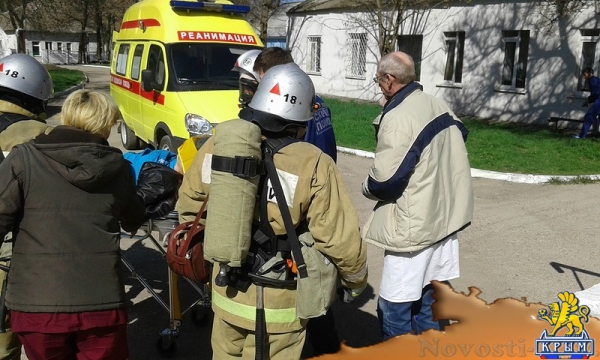 Керченские пожарные спасли людей на учениях в Ленинском районе - «Керчь»