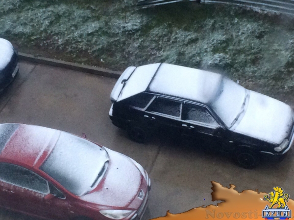 В Крыму неожиданно выпал снег - «Новости Крыма»