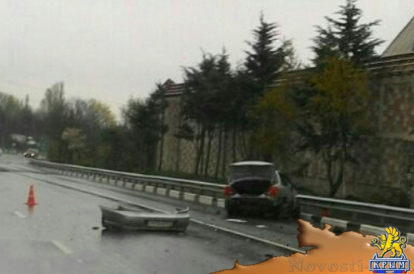 На Объездной Симферополя "лоб в лоб" столкнулись две иномарки (ФОТО) - «Симферополь»