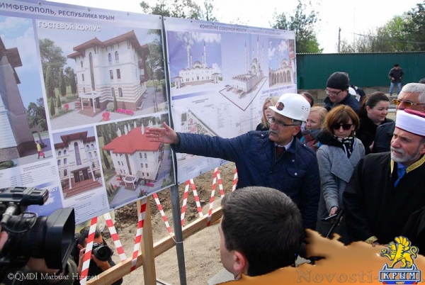 В Симферополе заложили фундамент будущей Соборной мечети (ФОТО) - «Симферополь»