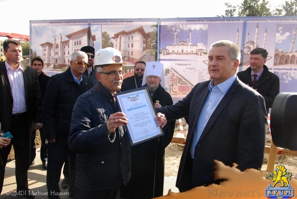 В Симферополе заложили фундамент будущей Соборной мечети (ФОТО) - «Симферополь»