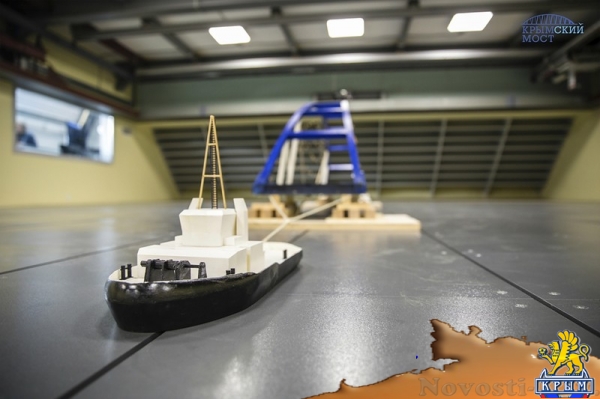 Ученые управляют ветром на имитированной стройке Керченского моста - «Керчь»