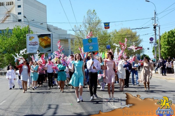 Более 20 тысяч крымчан приняли участие в первомайской демонстрации в Симферополе (ФОТО, ВИДЕО) - «Общество Крыма» Более 20 тысяч крымчан приняли участие в первомайской демонстрации в Симферополе (ФОТО, ВИДЕО) - «Общество Крыма»