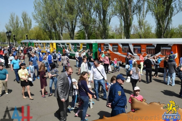 Детская железная дорога открыла в Донецке юбилейный 45-й сезон (ФОТО) - «Общество Крыма»